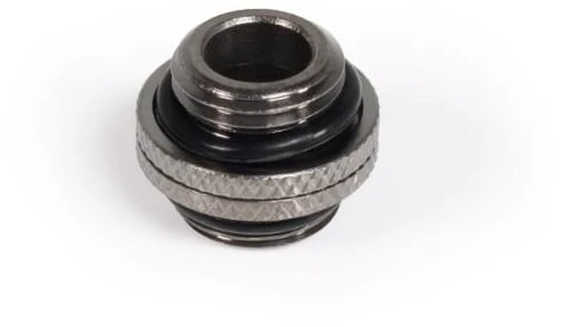 Alt view image 9 of 11 - Alphacool ES Double Nipple Plug-in G1/4 AG to G1/4 AG - Deep Black (13757)