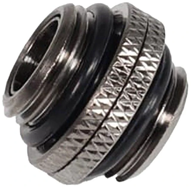 Alt view image 8 of 11 - Alphacool ES Double Nipple Plug-in G1/4 AG to G1/4 AG - Deep Black (13757)