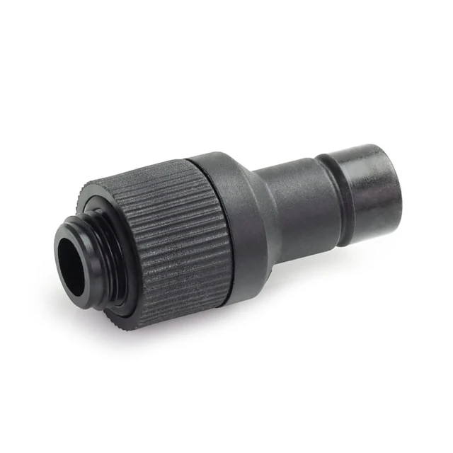 Alt view image 4 of 5 - Alphacool ES Quick Release Coupling G1/4 AG Male - PushIn Industry Version Fitting, Nylon, Black (17653)