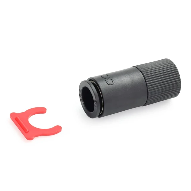 Alt view image 5 of 6 - Alphacool ES Quick Release Coupling G1/4 IG Female - PushIn Industry Version Fitting, Nylon, Black (17656)