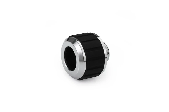 Alt view image 8 of 9 - Alphacool Apex Grip 13mm G1/4 HardTube Fitting - Chrome - 6 Pack, Brass (14927)