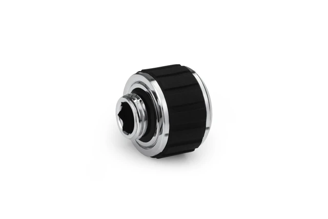 Alt view image 9 of 9 - Alphacool Apex Grip 13mm G1/4 HardTube Fitting - Chrome - 6 Pack, Brass (14927)
