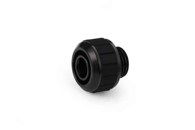 Alt view image 8 of 9 - Alphacool Apex Grip 13/10mm G1/4 SoftTube Fitting - Black - 6 Pack, Brass (14920)