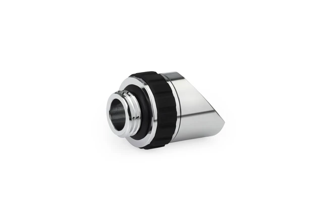 Alt view image 8 of 9 - Alphacool Apex Grip 45° G1/4 Rotary Adapter Fitting - Chrome (14890)