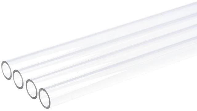 Alt view image 4 of 7 - Alphacool Plexi (Acrylic) HardTube 13mm ID, 16mm OD, 80cm, Clear, 4-pack