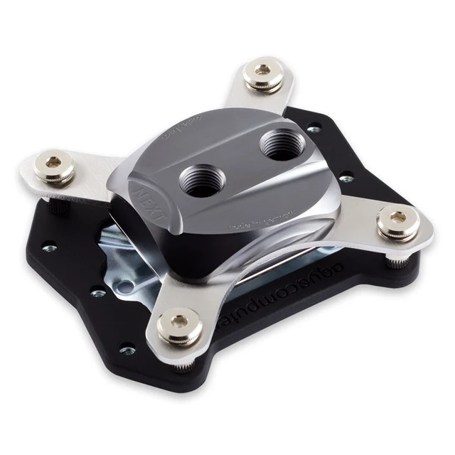 Alt view image 3 of 5 - Aquacomputer Cuplex Kryos NEXT 1851/1700 CPU Water Block, PVD/Nickel