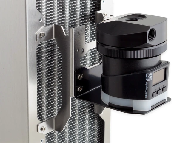 Alt view image 10 of 12 - Aquacomputer D5 120mm Fan Mounting Bracket (41124)