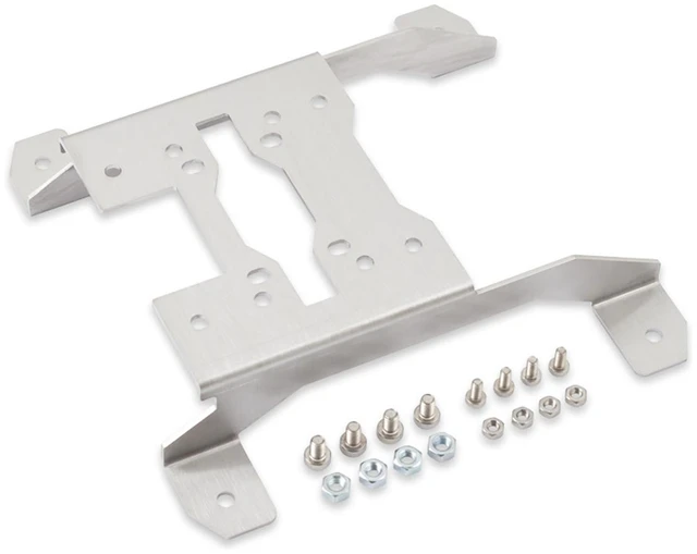Alt view image 6 of 10 - Aquacomputer D5 140mm Fan Mounting Bracket, Stainless Steel (41125)