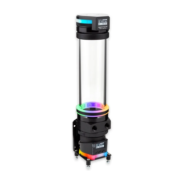 Alt view image 6 of 9 - Aquacomputer ULTITUBE D5 200 PRO LEAKSHIELD Reservoir with D5 NEXT Pump (34142)