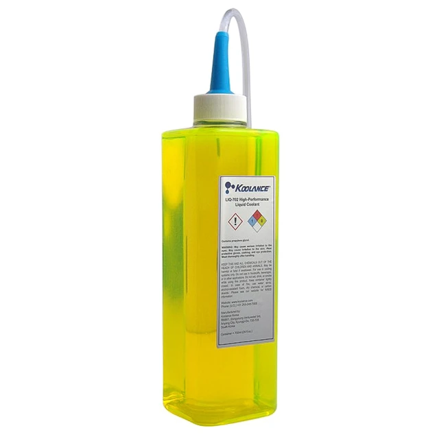 Alt view image 3 of 3 - Koolance High Performance Liquid PC Coolant, 700ml, UV Yellow