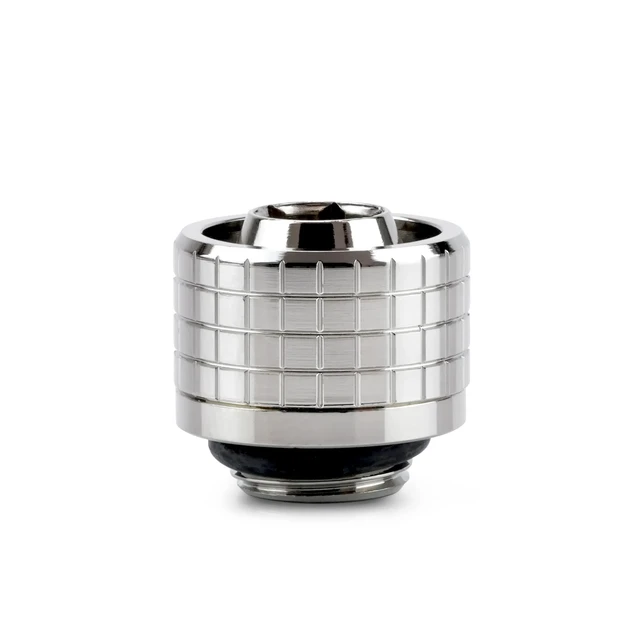 Alt view image 2 of 7 - Thermal Grizzly DeltaMate ST16 Compression Fitting for Soft Tubing, 10mm ID/16mm OD, Gloss Nickel, 6-pack