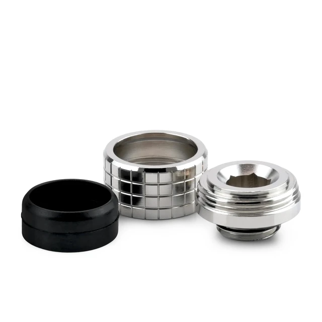 Alt view image 3 of 6 - Thermal Grizzly DeltaMate HT16 Compression Fitting for Rigid Tubing, 16mm OD, Gloss Nickel