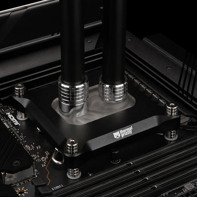 Alt view image 4 of 5 - Thermal Grizzly DeltaMate MF10 Extender Fitting, Gloss Nickel