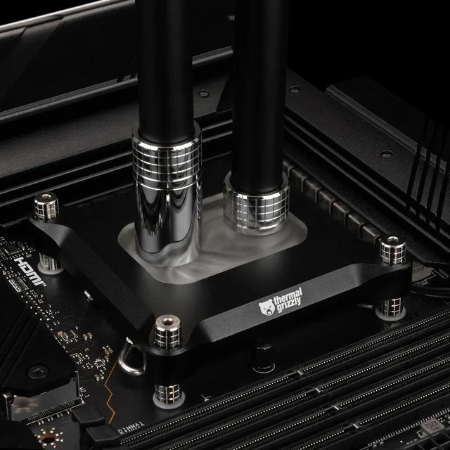 Alt view image 5 of 5 - Thermal Grizzly DeltaMate MF28 Extender Fitting, Gloss Nickel