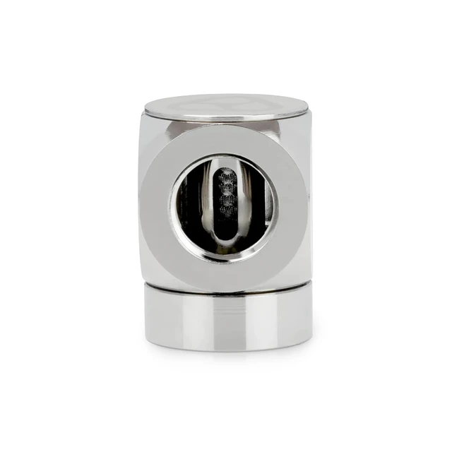 Alt view image 2 of 7 - Thermal Grizzly DeltaMate FF 90 Degree Rotary Fitting, Gloss Nickel