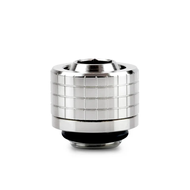 Alt view image 2 of 7 - Thermal Grizzly DeltaMate ST13 Compression Fitting for Soft Tubing, 10mm ID/13mm OD, Gloss Nickel, 6-pack
