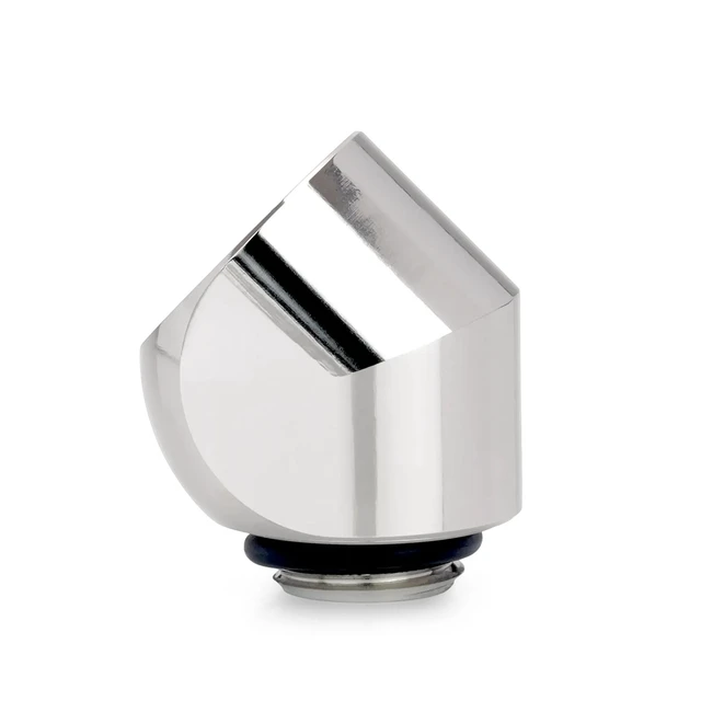 Alt view image 2 of 5 - Thermal Grizzly DeltaMate 45 Degree Rotary Fitting, Gloss Nickel