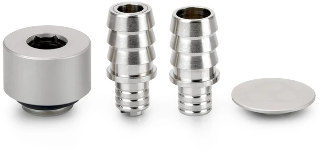 Alt view image 3 of 6 - Thermal Grizzly DeltaMate Drain Valve, Matt Nickel