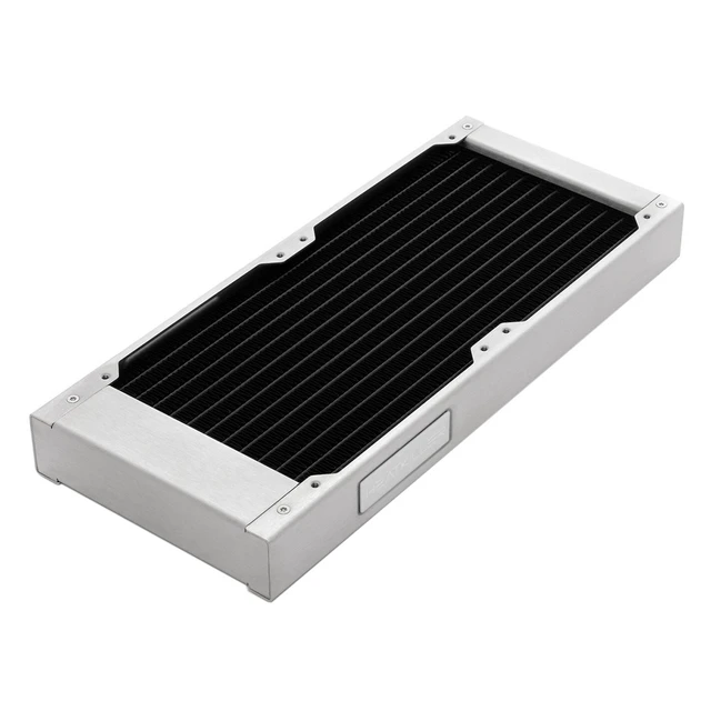 Alt view image 7 of 9 - Watercool HEATKILLER RAD 240-S Stainless Steel (24109)