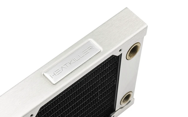 Alt view image 9 of 9 - Watercool HEATKILLER RAD 240-S Stainless Steel (24109)