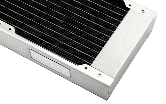 Alt view image 8 of 9 - Watercool HEATKILLER RAD 240-S Stainless Steel (24109)