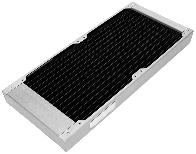 Alt view image 7 of 9 - Watercool HEATKILLER RAD 280-S STAINLESS STEEL (24128)