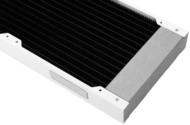 Alt view image 8 of 9 - Watercool HEATKILLER RAD 280-S WHITE, 140mm, G1/4, 30mm, 280mm, Brass (24126)