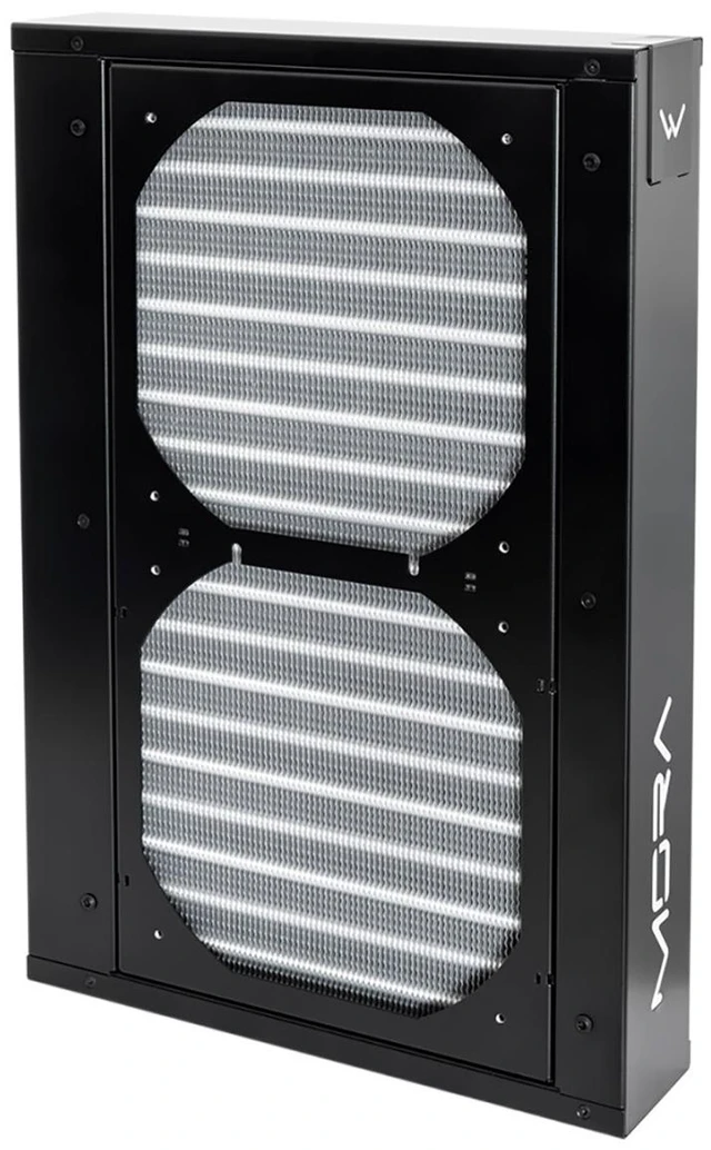 Alt view image 8 of 14 - Watercool MO-RA IV 200 - Black Radiator, 200mm, G1/4, 75mm, Copper (26200)