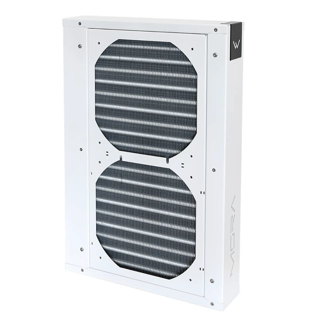 Alt view image 8 of 14 - Watercool MO-RA IV 200 - White Radiator, 200mm, G1/4, 75mm, Copper (26201)