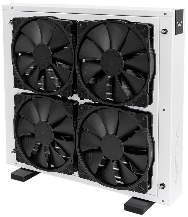 Alt view image 13 of 14 - Watercool MO-RA IV 400 - White (26401)