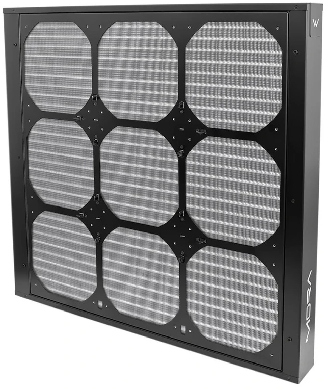 Alt view image 8 of 14 - Watercool MO-RA IV 600 - Black Radiator, 200mm, G1/4, 75mm, Copper (26600)
