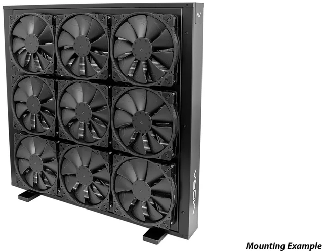 Alt view image 12 of 14 - Watercool MO-RA IV 600 - Black Radiator, 200mm, G1/4, 75mm, Copper (26600)