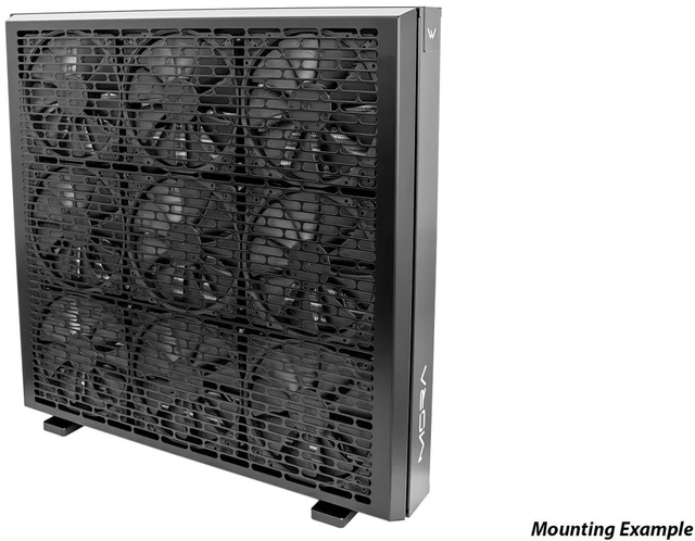 Alt view image 13 of 14 - Watercool MO-RA IV 600 - Black Radiator, 200mm, G1/4, 75mm, Copper (26600)