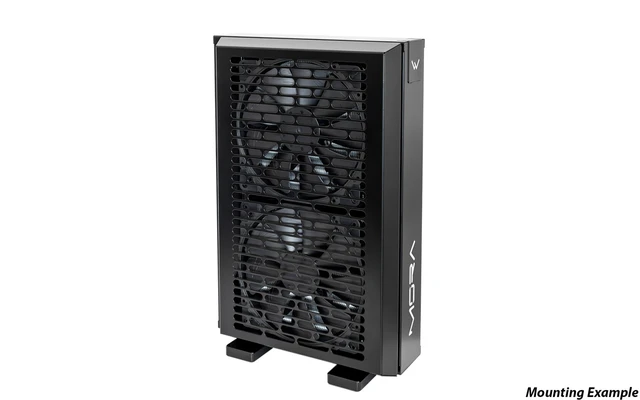 Alt view image 10 of 11 - Watercool MO-RA IV 200 Fan Grill -Black, Steel (26210)