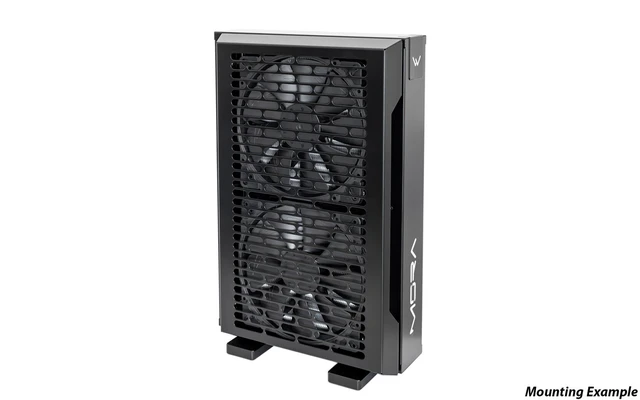 Alt view image 11 of 11 - Watercool MO-RA IV 200 Fan Grill -Black, Steel (26210)