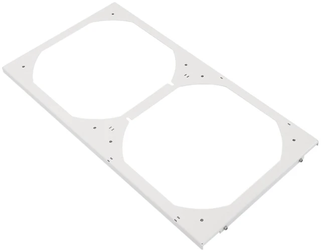 Alt view image 5 of 6 - Watercool MO-RA IV 200 Fan Frame for 200mm Fans - White, Steel (26221)