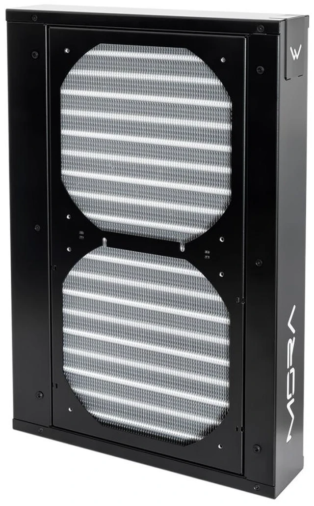 Alt view image 6 of 6 - Watercool MO-RA IV 200 Fan Frame for 200mm Fans - Black, Steel (26220)