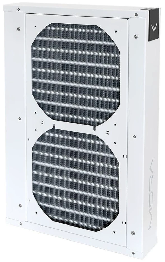 Alt view image 6 of 6 - Watercool MO-RA IV 200 Fan Frame for 200mm Fans - White, Steel (26221)