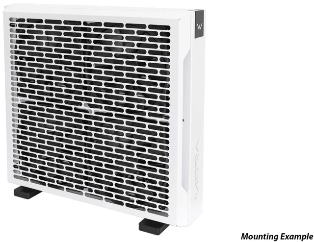 Alt view image 11 of 11 - Watercool MO-RA IV 400 Fan Grill - White, Steel (26411)
