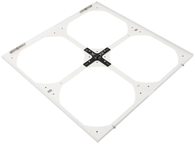 Alt view image 6 of 7 - Watercool MO-RA IV 400 Fan Frame for 200mm Fans - White, Steel (26421)