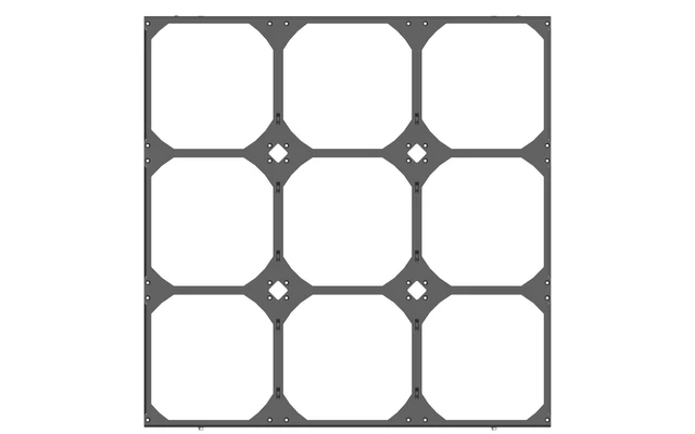 Alt view image 6 of 6 - Watercool MO-RA IV 400 Fan Frame for 140mm Fans - Black, Steel (26425)