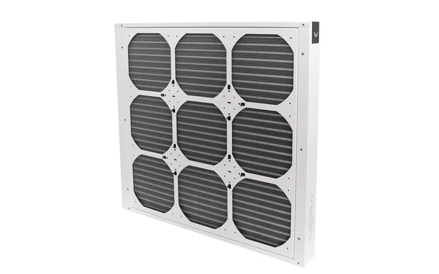 Alt view image 9 of 9 - Watercool MO-RA IV 600 Fan Frame for 200mm Fans - White, Steel (26621)