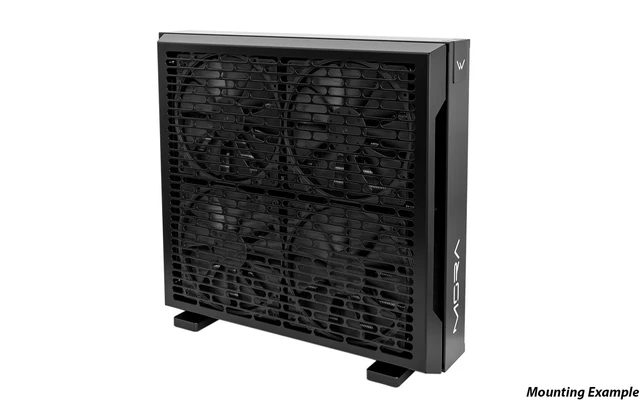 Alt view image 11 of 11 - Watercool MO-RA IV 600 Fan Grill - Black (26610)