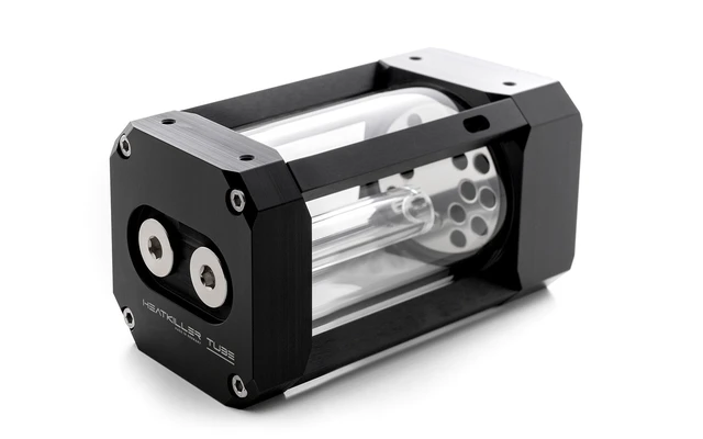 Alt view image 7 of 9 - Watercool HEATKILLER Tube 100 MP - Clear Reservoir, G1/4, 100mm, Borosilicate Glass (30210)