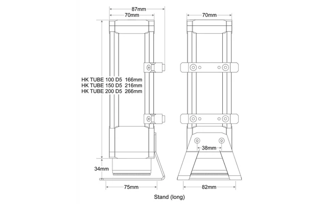 Alt view image 11 of 12 - Watercool HEATKILLER Tube 100 D5 MP Reservoir, G1/4, 100mm, Borosilicate Glass, Clear (30213)