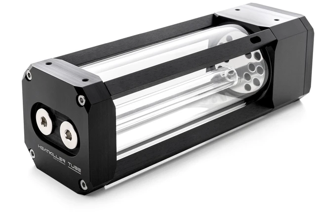 Alt view image 9 of 12 - Watercool HEATKILLER Tube 150 D5 MP Reservoir, G1/4, 150mm, Borosilicate Glass, Clear (30214)