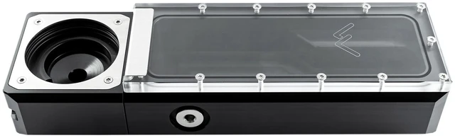 Alt view image 6 of 6 - Watercool HEATKILLER Tank 200 D5 - Clear / Black Reservoir, G1/4, 250ml, Acrylic (30330)