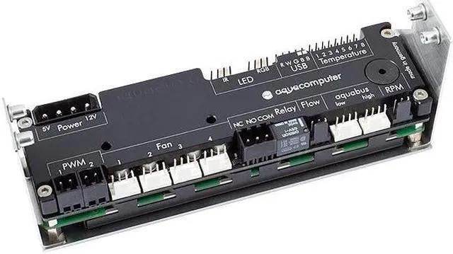 Alt view image 3 of 7 - Aquacomputer Passive Heat Sink for Aquaero 6, Black