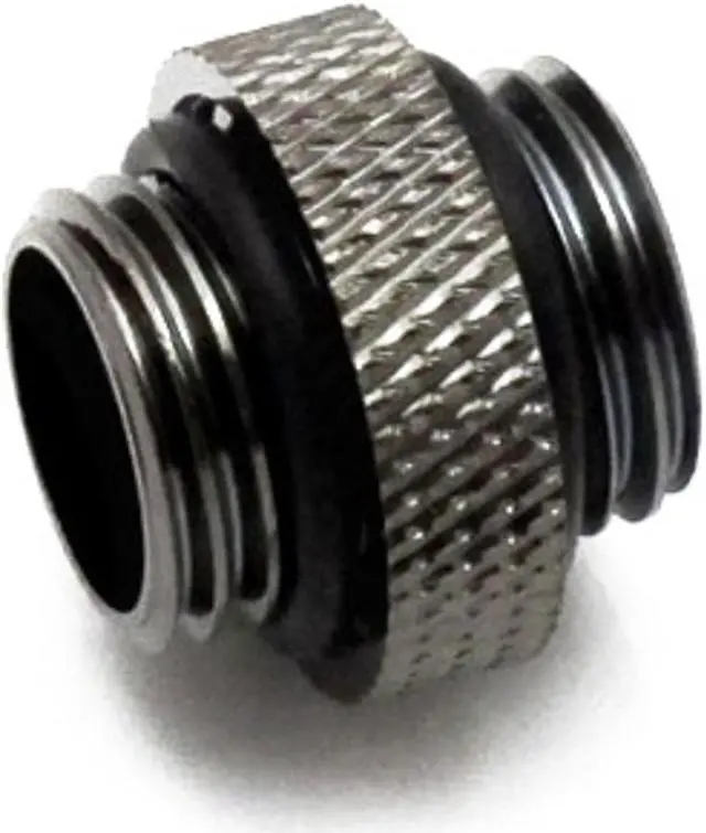 Alt view image 5 of 13 - XSPC G1/4" 5mm Male to Male Fitting, Black Chrome