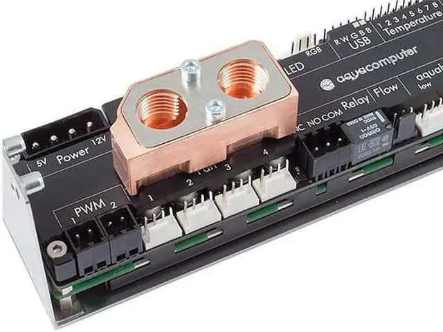 Alt view image 4 of 7 - Aquacomputer Passive Heat Sink for Aquaero 6, Black